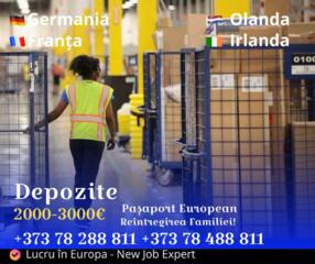 Lucru în Germania - depozit Amazon, DHL și electrocanice!