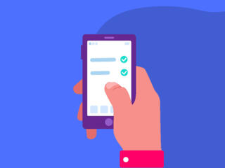 Онлайн работа с мобильного телефона