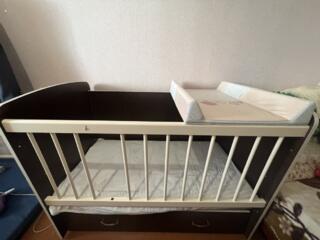 Кровать детская - маятник + матрас (кокосовый)!