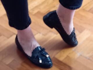 Женские кожаные туфли