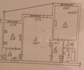 2 ком квартира на Таирова 53 м Капитальный ремонт