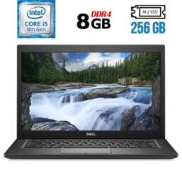 14" Ультрабук Dell 7490 FHD/IPS/i5 8250U/8Gb/SSD 256Gb/батар РАССРОЧКА