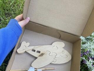 Деревянный пазл, набор для раскрашивания