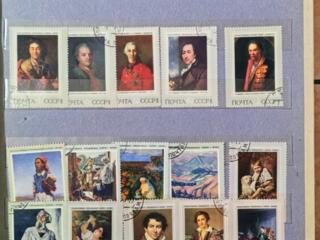 Часы ретро, монеты, марки, калькуляторы.