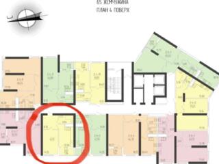 Продам квартиру 41.11 кв. м., 4/24, новый дом, жк 65-я Жемчужина.