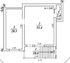 32939 фасадне приміщення загальною площею 68,9м2 ...