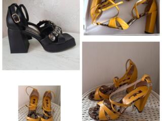 Босоножки размер 37, кожа, в отличном состоянии.