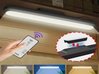 Светодиодная настольная лампа с регулируемым углом, 3 цвета, с защитой