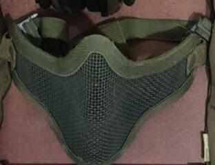 Защитная страйкбольная маска “Вождь” (olive) — 75 ₽