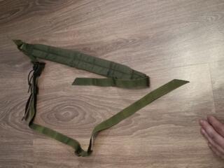 Одноточечный оружейный ремень Wartech (olive) с фастексом — 250 ₽