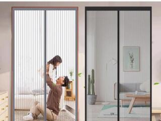 Антимоскитные сетки на двери на магнитах