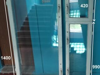 Деревянные окна с двойной рамой - б/у.