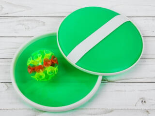 Игрушка детская SilaPro, Поймай мяч, 2тарелки, мяч на присосках. Новая