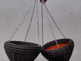 Кашпо из ротанга