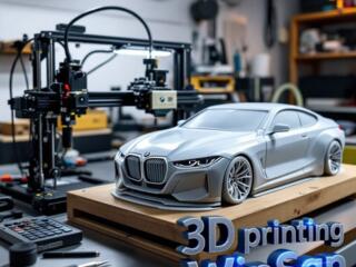3Д печать пластиковых и резиновых деталей для Вашего авто.