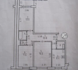 3х к Люстдорфская дор /Костанди. Под ремонт. 1 окно на фасад.