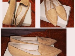 Обувь замшевая- балетки 100р и летние 50р, размеры 39.5-40,