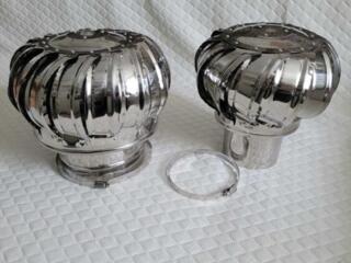 Hotă-deflector rotativ din inox. Вытяжка-турбо дефлектор из нержавейки