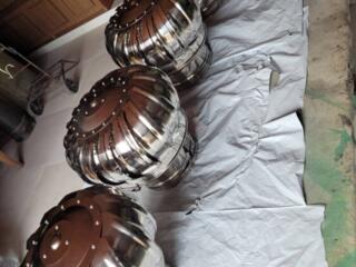 Deflectoare-hote autonome, rotative, din inox. Турбо дефлекторы, вытяжки.