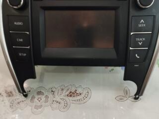 TOYOTA CAMRY 2016 г. блок управления мультимедиа (магнитола) в отлично