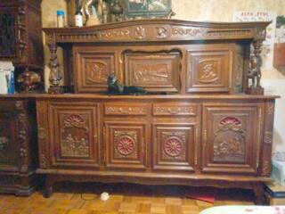 Бретонский буфет, резьба по дереву. 230-170-52см.