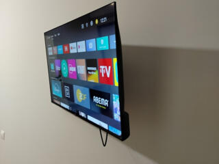 Телевизор установить на стене. Montare suport pentru televizor