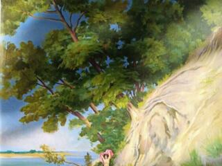 Картина "Fille nue sur la plage"