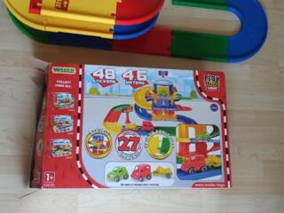 Парковка Гараж Wader 53030 дорога для машинок подарок ребенку