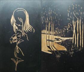 Деревянное панно Картины