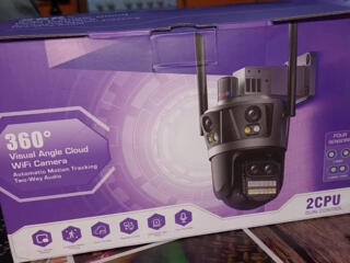 Camera Icsee 8K 16Mp PTZ zoom IP WiFi камера c 4 линзами + 8Х зум