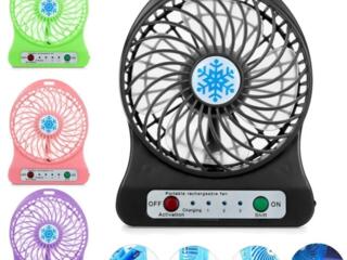 Вентилятор портативный мини, беспроводной. Батарея аккумуляторная 18650