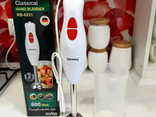 Новый блендер палка со стаканом отличного качества мощность 600ватт