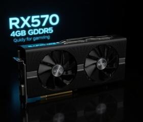 Продам видеокарту SAPPHIRE NITRO+ RX 570 4GB