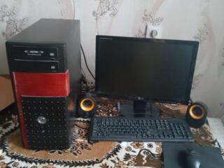 Рабочий, монитор+процессор+клавитура+колонки всё что на фото