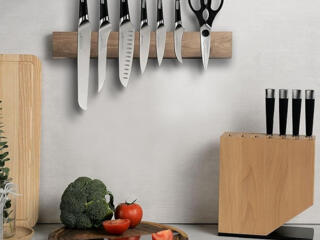 Магнитный настенный держатель для кухонных ножей. Бренд Linorosso