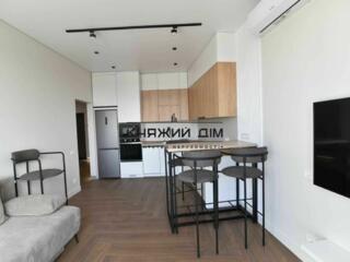 Пропонується в оренду стильна 1 кімнатна квартира з кухнею-студією на 