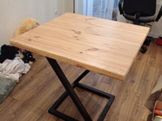 Новый стол в стиле лофт 75*75