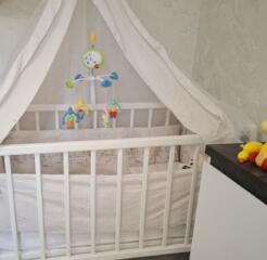 Ортопедический МАТРАС для детской кроватки, постельное, бортики