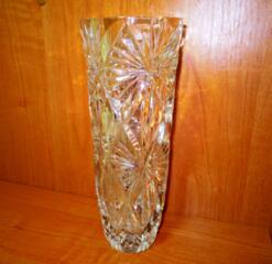 Хрустальная цветочная ваза СССР