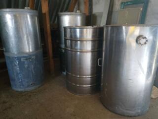 Бочки из нержавейки 200л и 300л, пресс для винограда 60$