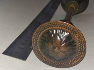 Ручка дверная, двухсторонняя старинная