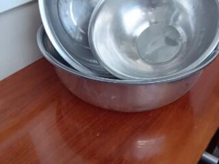 Тазы из нержавейки 3 шт