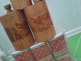 Набор для сыпучих. Держатель для ножей.