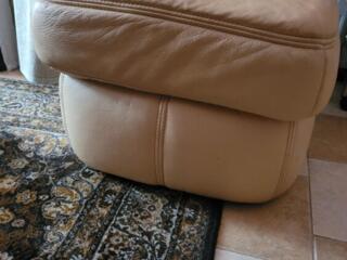 Банкетка, натуральная кожа