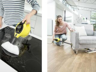 Пароочиститель Kärcher: SC 1 ﻿EasyFix﻿ (с комплектом для уборки пола)