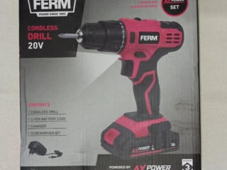Оригинальный шуруповёрт 20 V + 1 x АК + ЗУ, новый в коробке