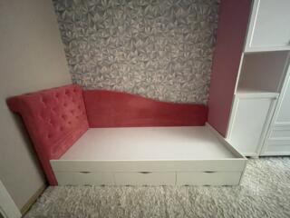 Детская мебель в нежно-розово-белой палитре с изысканными деталями!