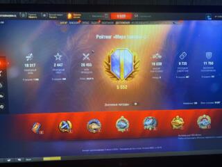 Продам аккаунт с почтой Мир танков