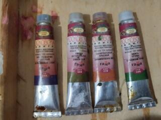 Масляные, акварельные краски разного цвета "ГАММА"-Московская палитра