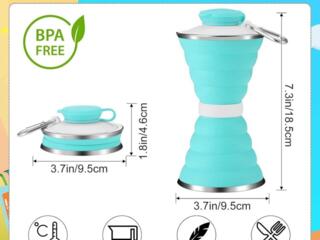 Продам новую, в упаковке, складную, силиконовую бутылку.